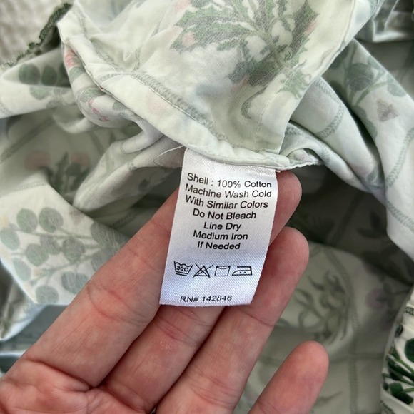 Rhode Paola Gridded Garden Print Pants - Picture 5 of 5